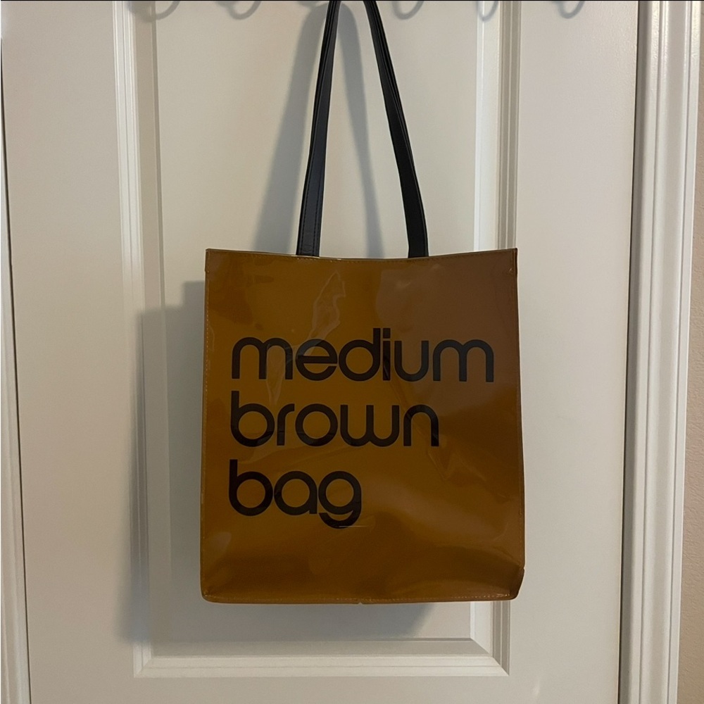 Bloomingdale’s Medium Brown Bag Tote PVC